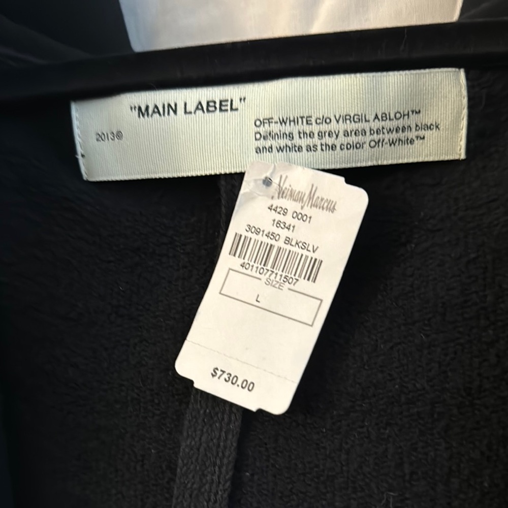 Off-White Black hoodie with White Graphic - Picture 4 of 6